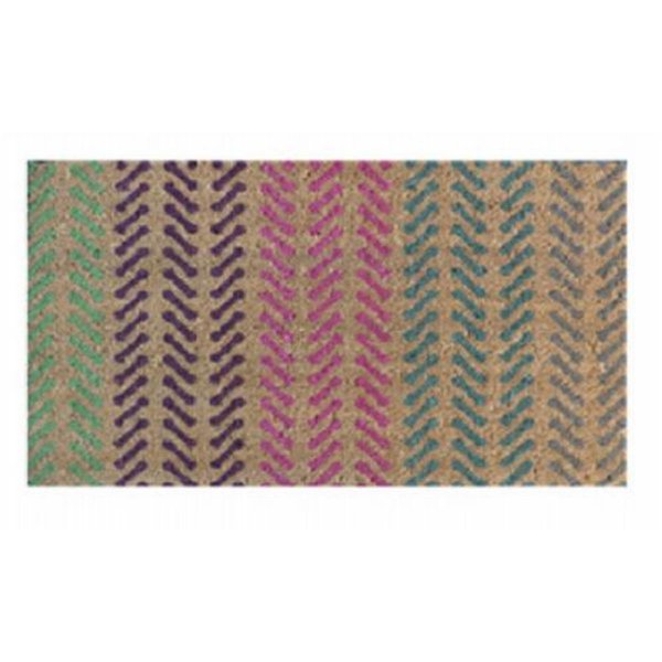 Made4Mansions 18 x 30 in. Coir Door Mat with Vinyl Backed, Multicolor MA2668274